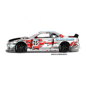 MINI GT 1/64 NISSAN SKYLINE GT-R R34 KAIDO STAR RACING V1 DIECAST SCALE MODEL CAR