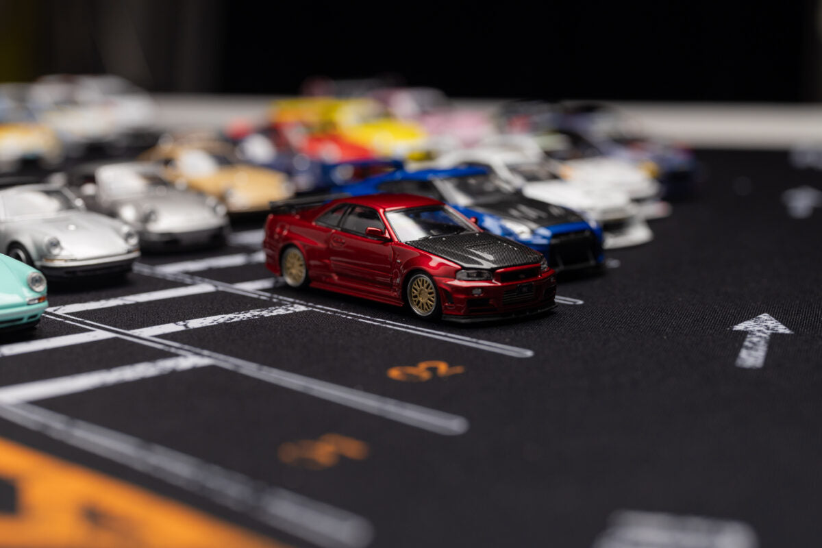 合金车1:64模型停车场 60cm X 39cm