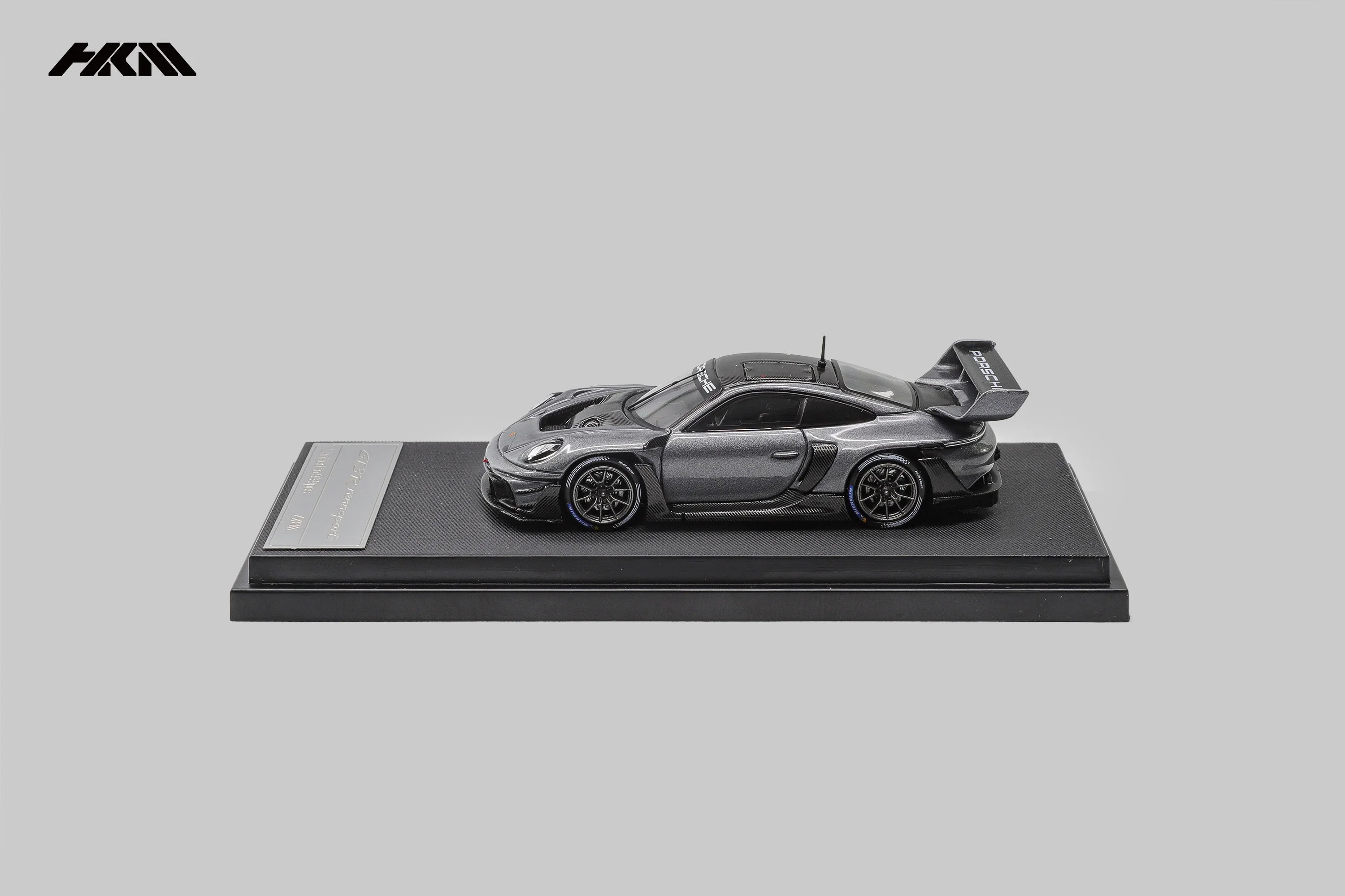 HKM 1:64 保时捷 911 (992) GT3 R Rennsport - 灰色