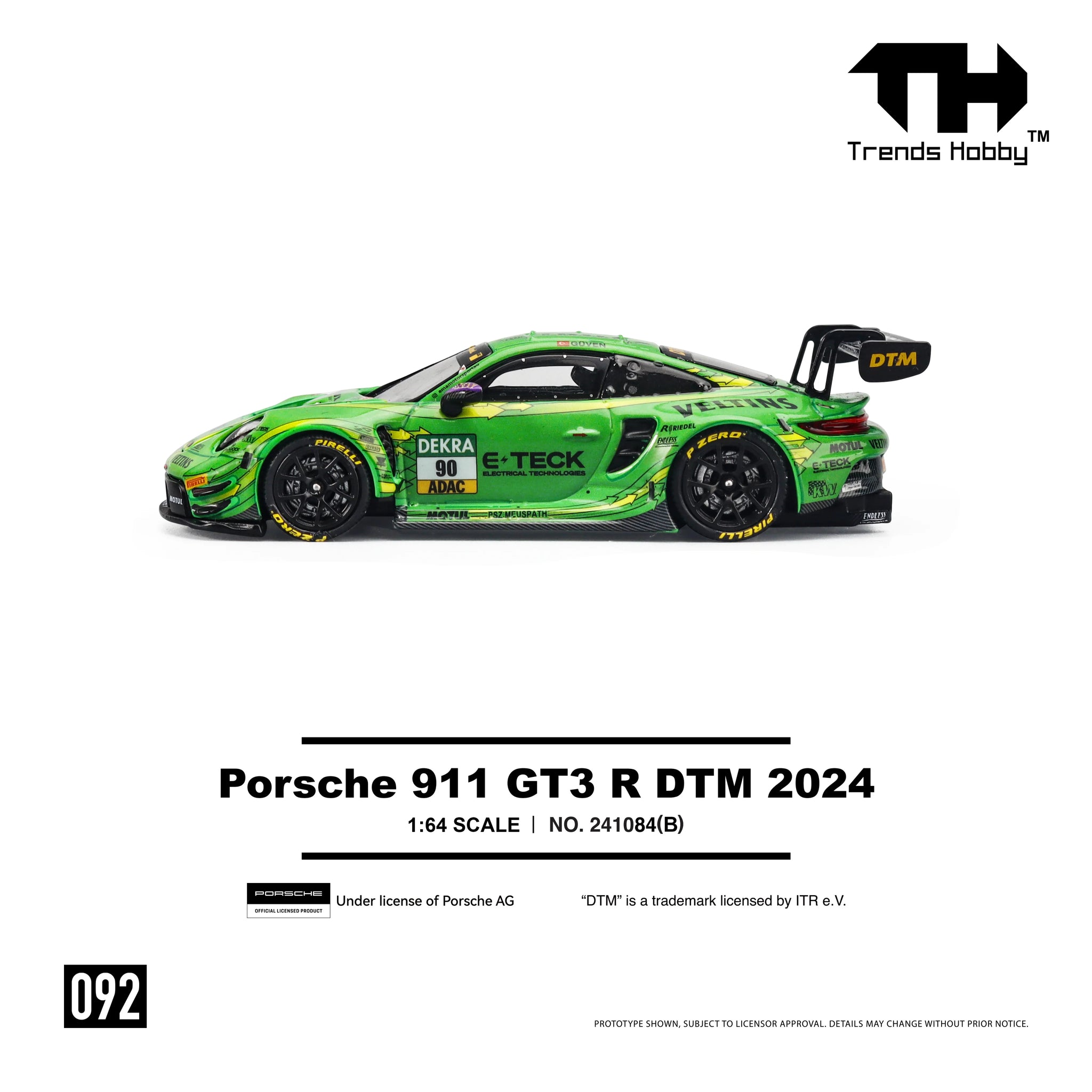 Trends Hobby - 保时捷 911 GT3 R DTM 2024 NO.90