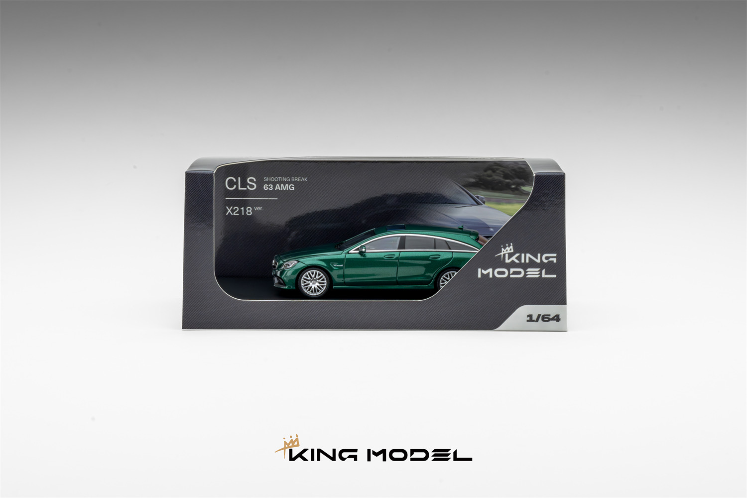KING MODEL 1:64 梅赛德斯-奔驰CLS63 AMG 哑光金属灰