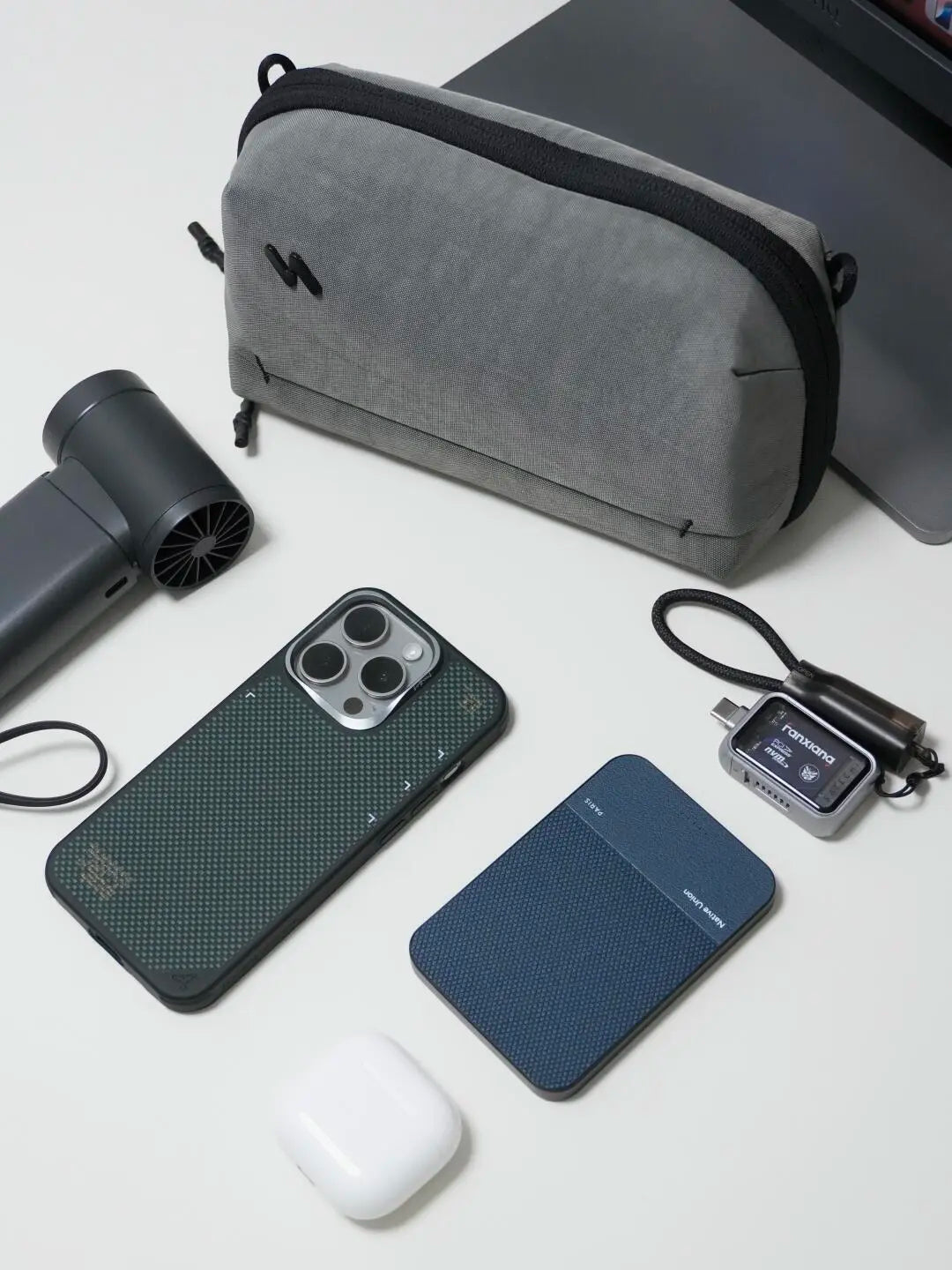 Inateck Accessories Bag - Minimalist travel to the end, unpacking and sharing EDC