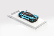 HKM Premium 1:64 Alloy Model ! Huayra Coupe 2014 Chrome Blue