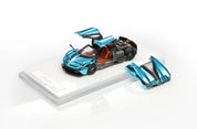 HKM Premium 1:64 Alloy Model ! Huayra Coupe 2014 Chrome Blue