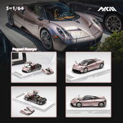 HKM Premium 1:64 合金模型！2014 Huayra Coupe 玫瑰金