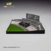 CMModel 1/64 New Carousel Scene with Curved Track