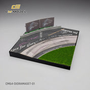CMModel 1/64 New Carousel Scene with Curved Track