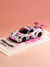 STAR RACE - 1/64 保时捷 911 GT3 Iron Dames 涂装 勒芒 24 小时耐力赛