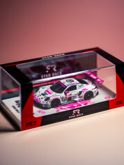STAR RACE - 1/64 保时捷 911 GT3 Iron Dames 涂装 勒芒 24 小时耐力赛