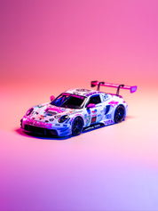 STAR RACE - 1/64 保时捷 911 GT3 Iron Dames 涂装 勒芒 24 小时耐力赛