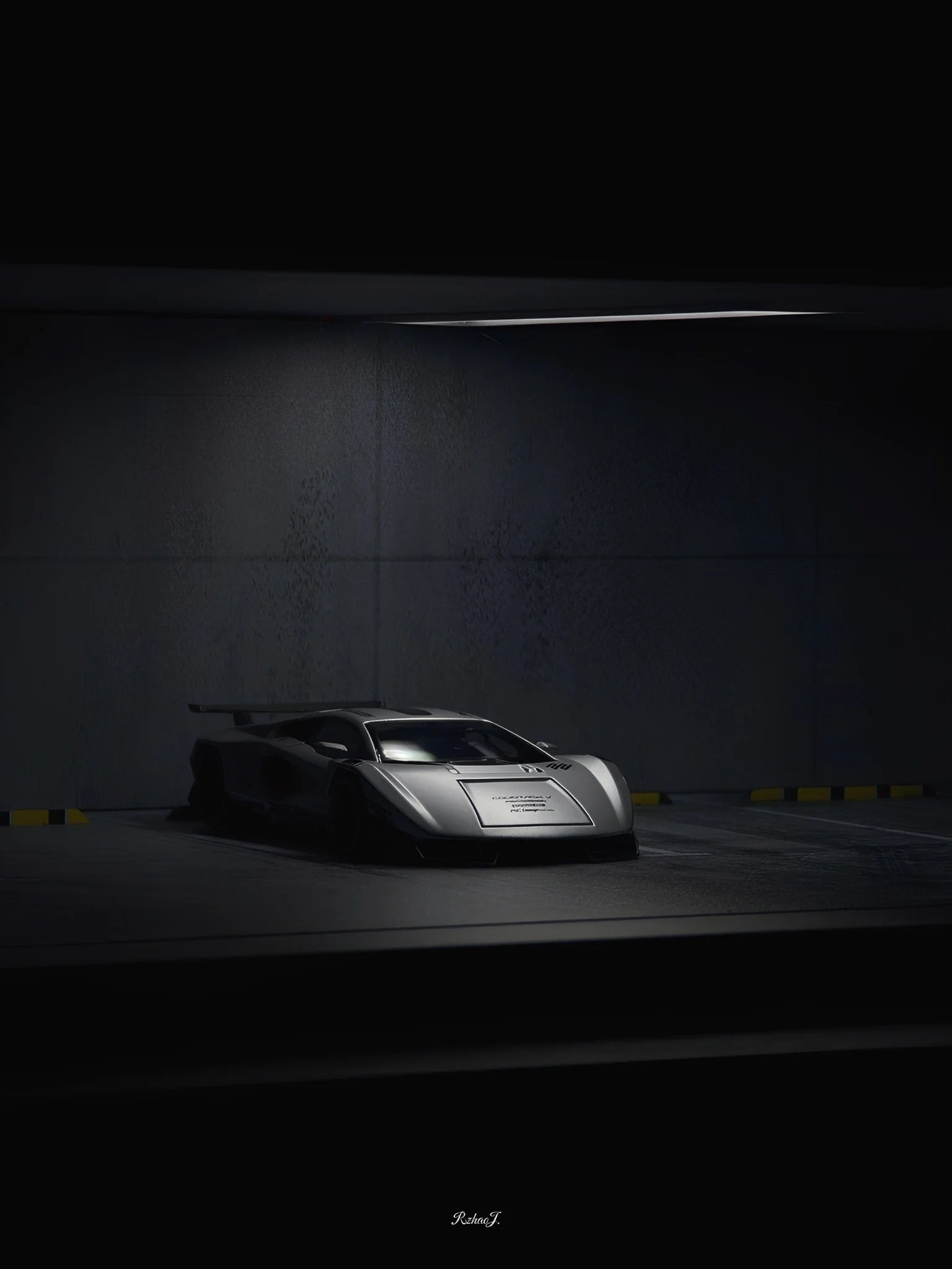 TIME MICRO X PSC DESIGN 1:64 赛博朋克 兰博基尼Countach 新加坡限量版