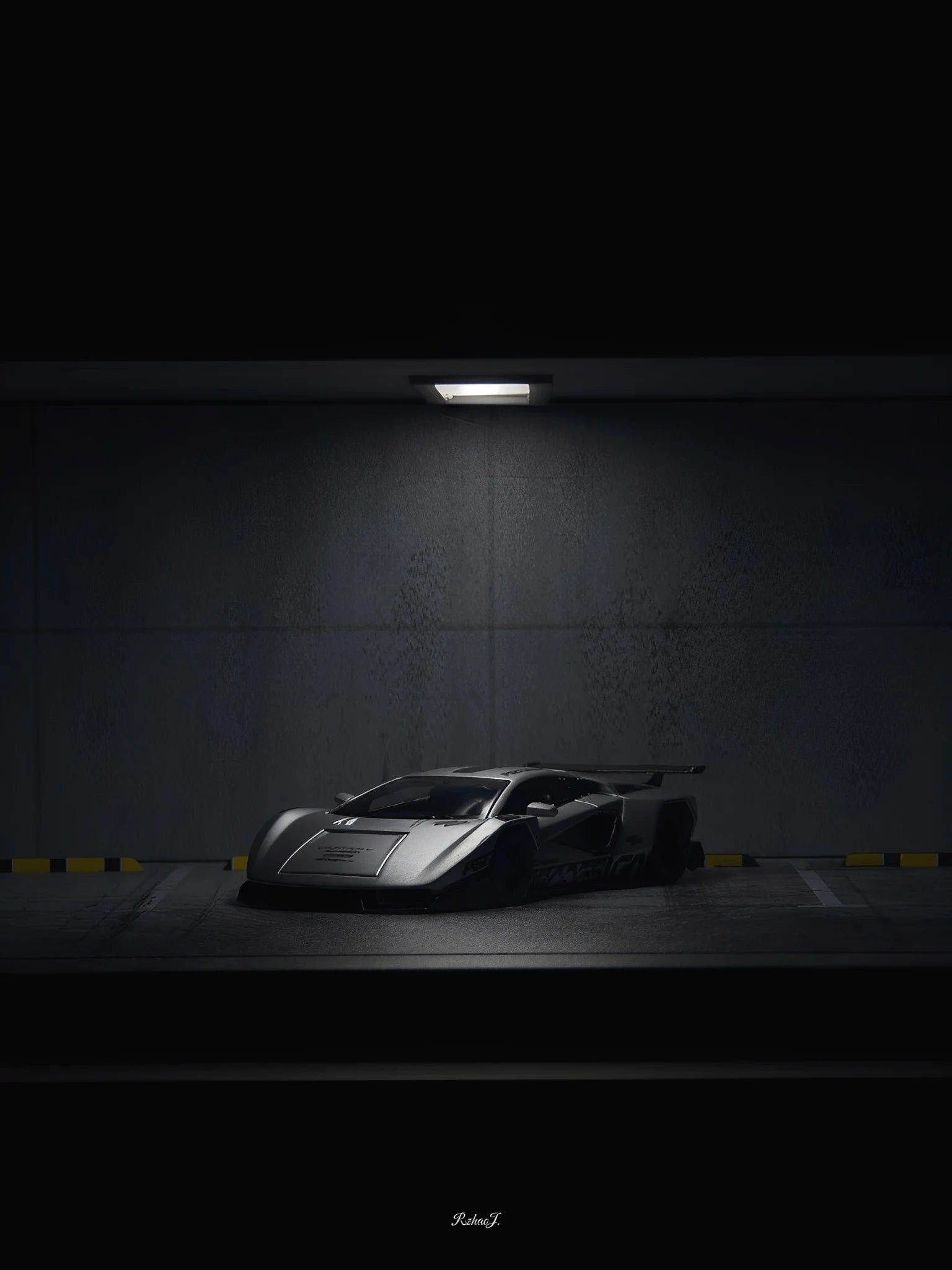 TIME MICRO X PSC DESIGN 1:64 赛博朋克 兰博基尼Countach 新加坡限量版