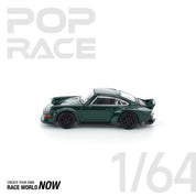 POP RACE 1:64 SINGER DLS TURBO (ROAD) – GREEN - PRE ORDER