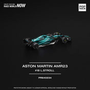 POP RACE 1:64 ASTON MARTIN AMR23 F1 #18 L. STROLL - PRE ORDER