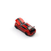POP RACE 1/64- FORD MUSTANG SHELBY GT350R RACE RED