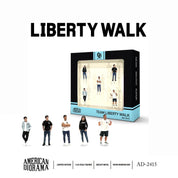 American Diorama 1:64 自由步行车队人偶（5个人偶一套）