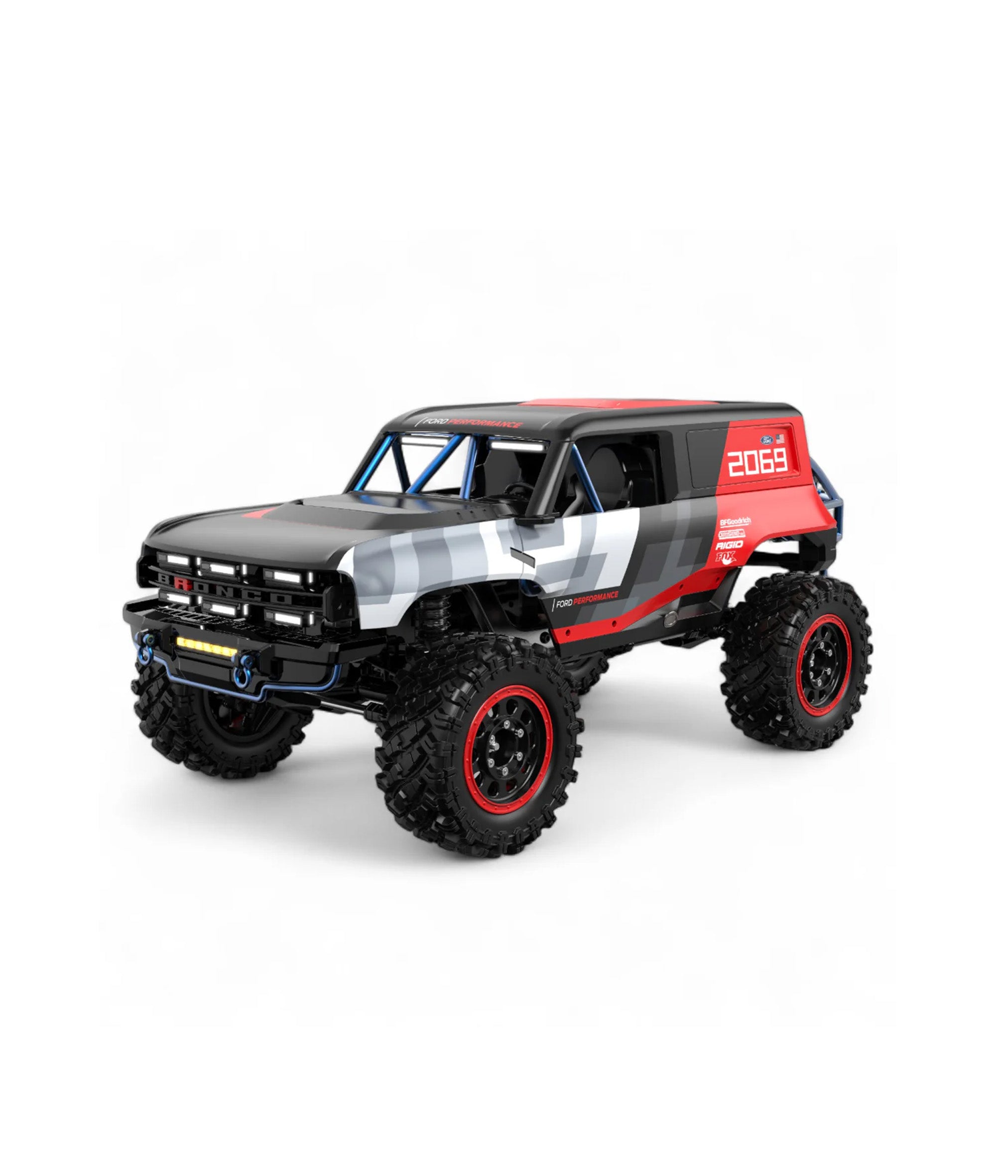 MJX Hyper Go H12P 1/12遥控攀爬车 – 授权福特Bronco Baja 1000版