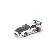POP RACE 1/64 - TOP SECRET GT300 SUPRA WHITE