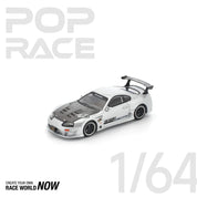 TOP SECRET GT300 SUPRA SILVER BY POP RACE - PRE ORDER
