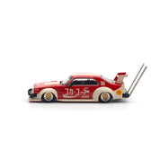 POPRACE 1/64 日产 SKYLINE C210 街道赛车 暴走族风格 可口可乐