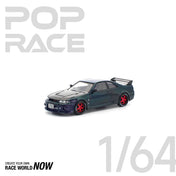 POP RACE 1:64 SKYLINE GT-R R33 GHOST CHAMELEON