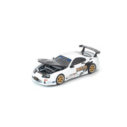POP RACE 1/64 - TOP SECRET GT300 SUPRA WHITE
