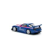 POP Race 1:64 MAZDA RX7 RE-AMEMIYA - BLUE/PINK