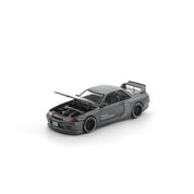 POP RACE 1/64 PANDEM R32 GUN METAL NEW TOOLING
