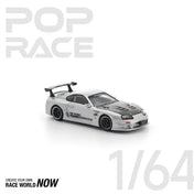 TOP SECRET GT300 SUPRA SILVER BY POP RACE - PRE ORDER