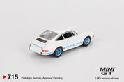 Porsche 911 Carrera RS 2.7 Grand Prix White with Blue Livery