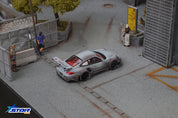 Star Models 1/64 Porsche RWB 997 Wide-Body Modified Grey