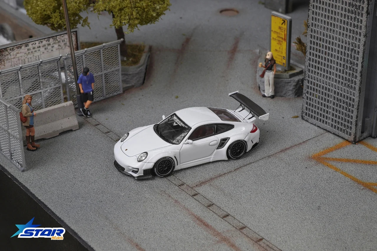 Star Models 1/64 Porsche RWB 997 Wide-Body Modified White