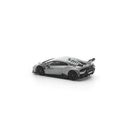 POP RACE 1/64- LAMBORGHINI HURACAN STO GRIGIO ACHESO MATTE