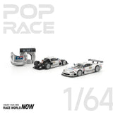 POP RACE 1/64 - MERCEDES-BENZ AMG CLK GTR FIA GT CHAMPIONSHIP 1997