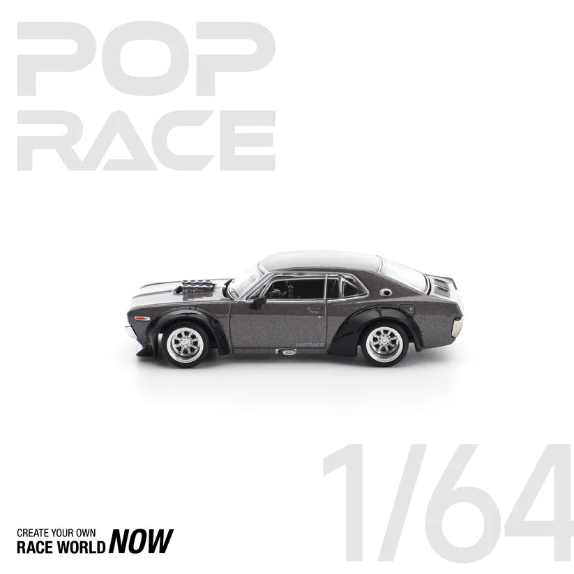 POP RACE 1:64 LAUREL C130 METALLIC GREY NEW TOOLING