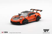 MINIGT 1/64 Porsche 911 (992) GT3 RS Weissach Package Gulf Orange