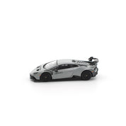 POP RACE 1/64- LAMBORGHINI HURACAN STO GRIGIO ACHESO MATTE