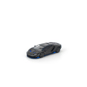 POP RACE 1/64 - LAMBORGHINI CENTENARIO CARBON BLUE
