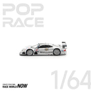 POP RACE 1/64 - MERCEDES-BENZ AMG CLK GTR FIA GT CHAMPIONSHIP 1997
