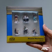 AMERICAN DIORAMA 1:64 FIGURES MUSCLE MECHANICS SET