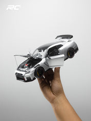 MOTORHELIX 1:18 Nissan GT-R NISMO (R35) Special Edition 2022 NISMO Ultimate Metal Silver