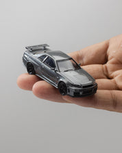 MINIGT - 1/64 日产 Skyline GT-R 深金属灰 (NISMO BNR34 CRS 版)