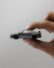 MINIGT - 1/64 日产 Skyline GT-R 深金属灰 (NISMO BNR34 CRS 版)