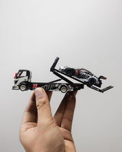 H300 Flated Transport Trailer For Porsche 911 GT3 #77 AO Racing