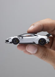 King Model 1:64 Hurricane Huracan DarwinPRO The "Lilith" Lilith WBK Metallic White