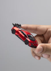 King Model 1:64 Hurricane Huracan DarwinPRO The "Lilith" Lilith WBK Transparent Red