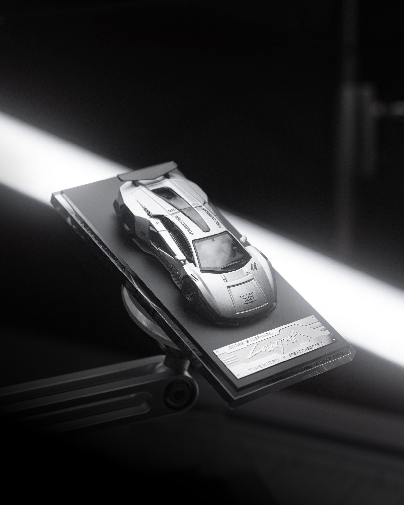 TIME MICRO X PSC DESIGN 1:64 赛博朋克 兰博基尼Countach 新加坡限量版