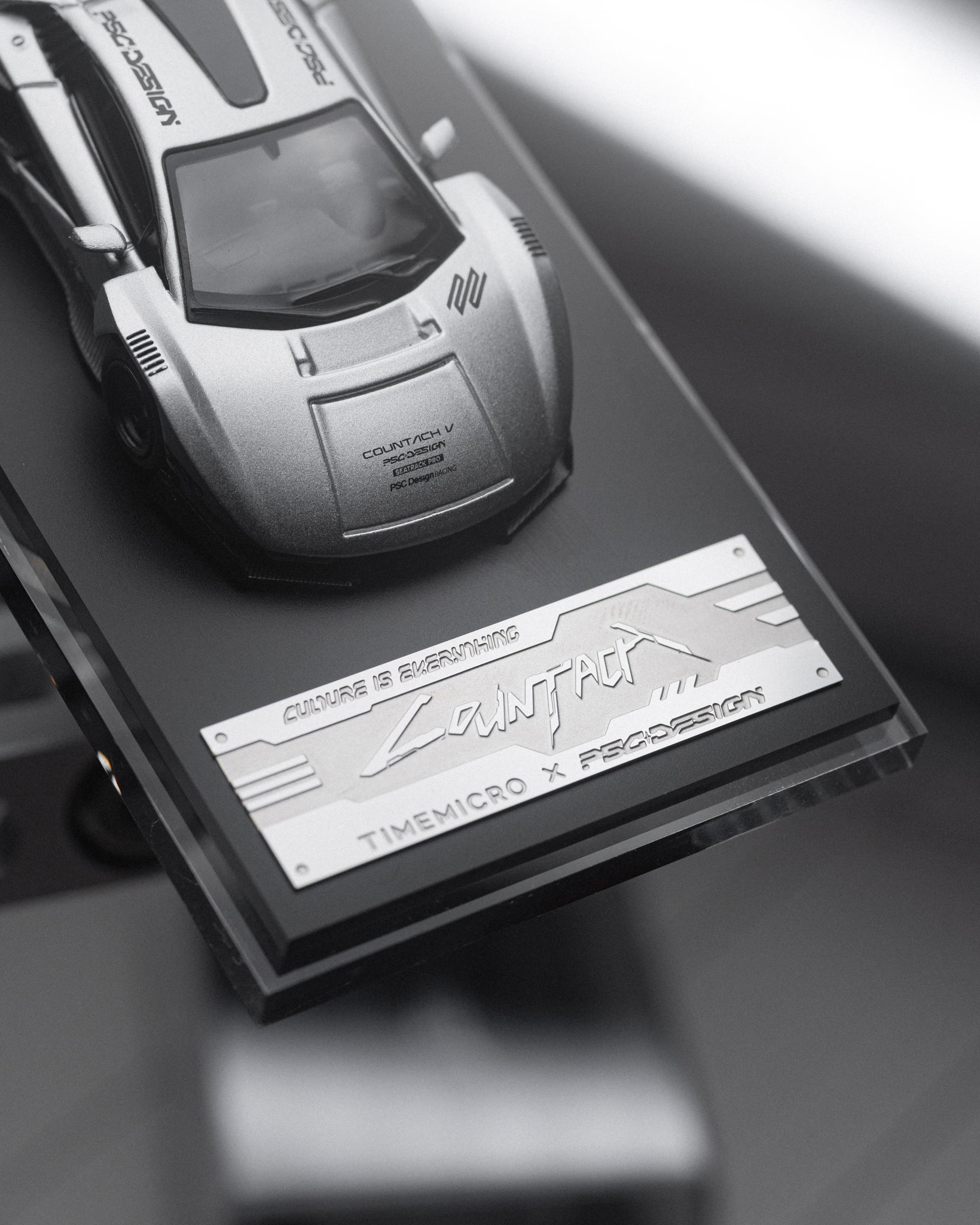 TIME MICRO X PSC DESIGN 1:64 赛博朋克 兰博基尼Countach 新加坡限量版