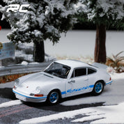 Porsche 911 Carrera RS 2.7 Grand Prix White with Blue Livery