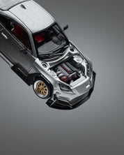POP RACE 1:64 PANDEM GR86 – SILVER (NEW TOOLING)